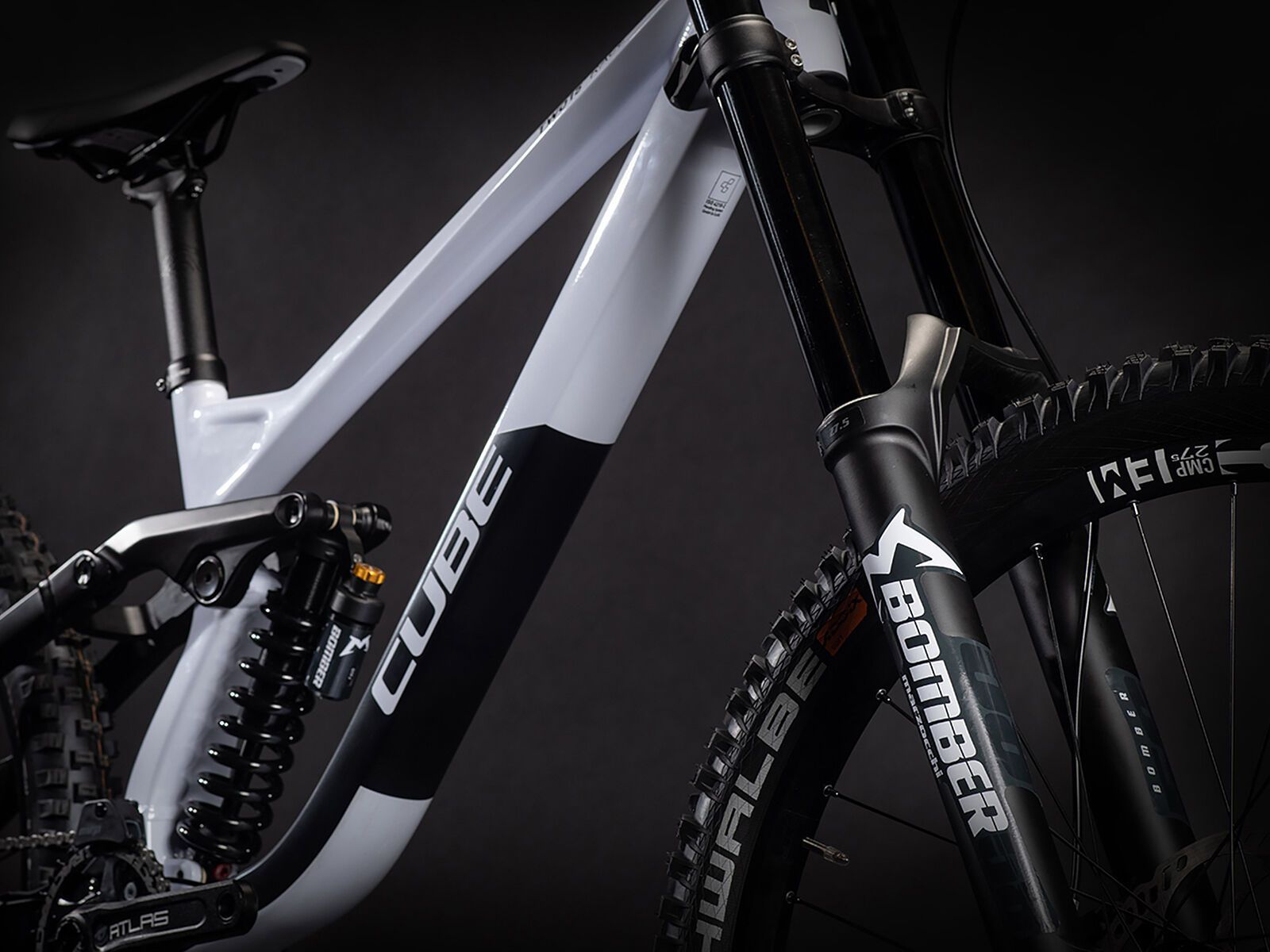 Cube TWO15 Race 27.5, flashwhite´n´black - Bild 5