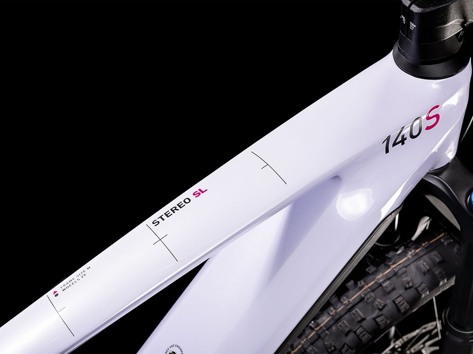 Cube Stereo Hybrid 140 HPC SL 750 29, violetwhite´n´black - Bild 3