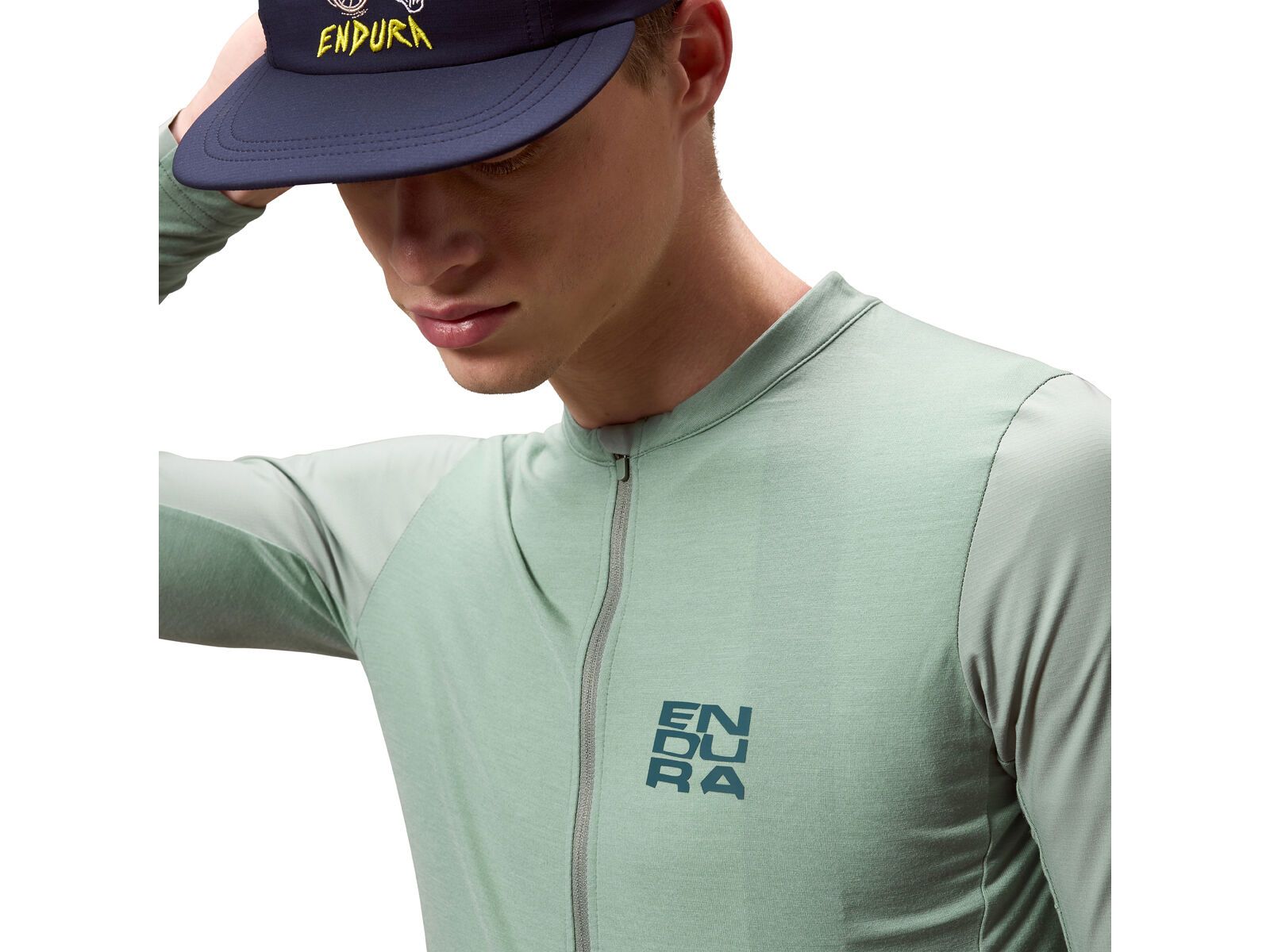 Endura AllTrack Ride Langärmeliges Trikot, sage green - Bild 7