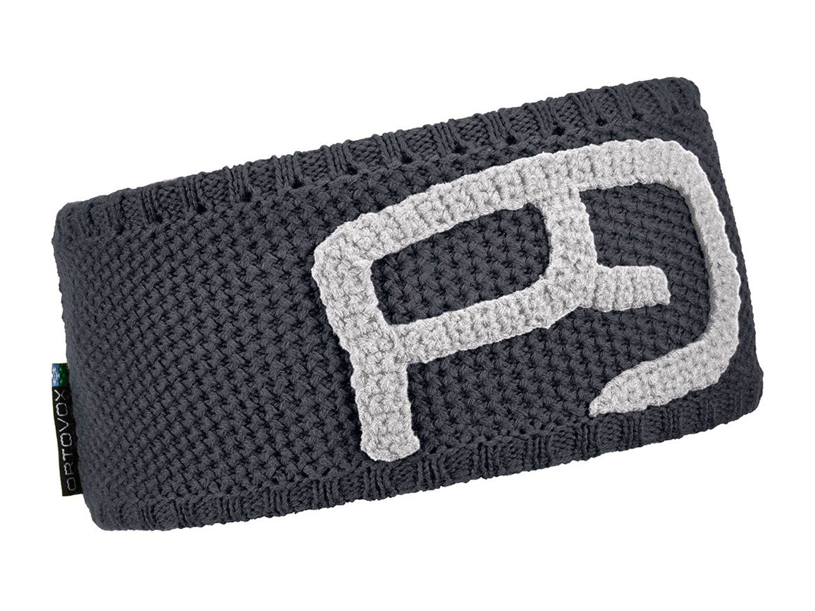 Ortovox Merino Rock'n'Wool Headband W, black steel - Bild 1
