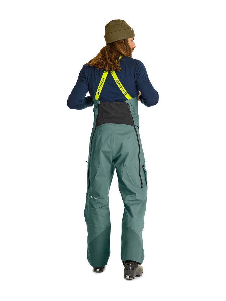 Ortovox 3L Deep Shell Bib Pants M, arctic grey - Bild 10