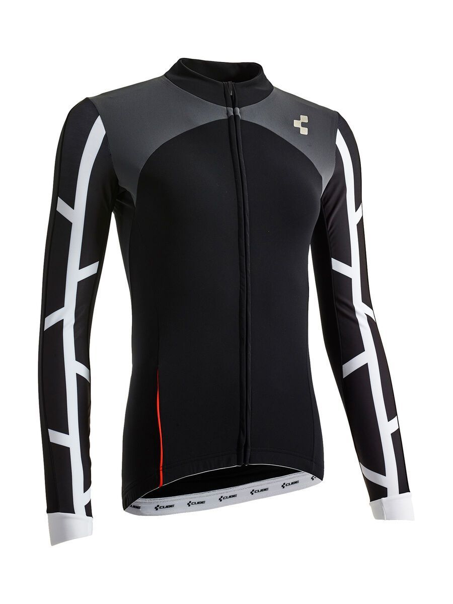 Cube Blackline WS Trikot langarm, black´n´white´n´grey - Bild 1