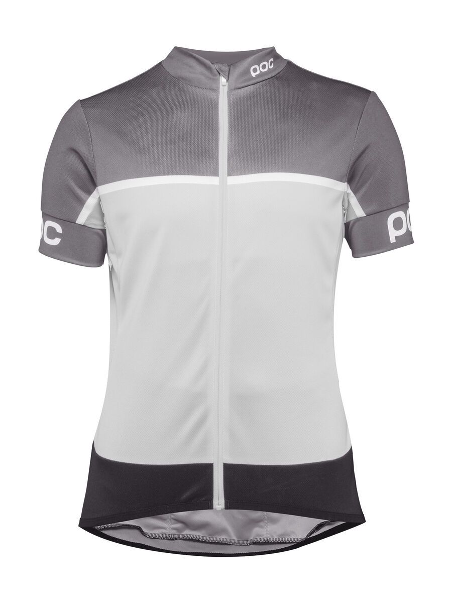 POC Essential Road WO Block Jersey, uranium black/bareelene grey - Bild 1