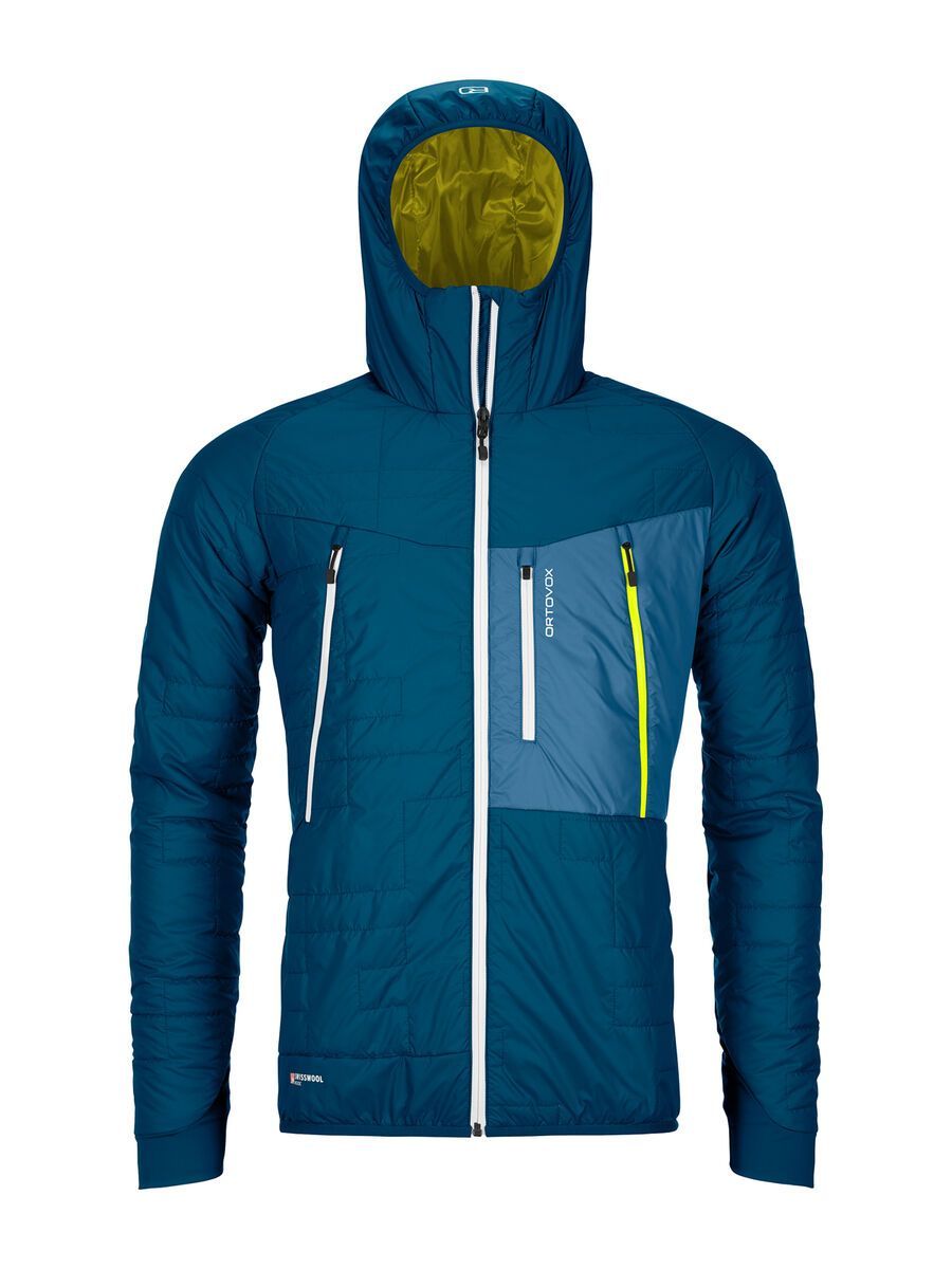 Ortovox Swisswool Piz Boè Jacket M, petrol blue - Bild 1