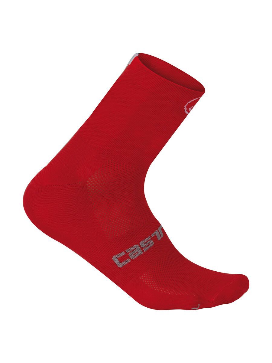 Castelli Quattro 9 Sock, red - Bild 1