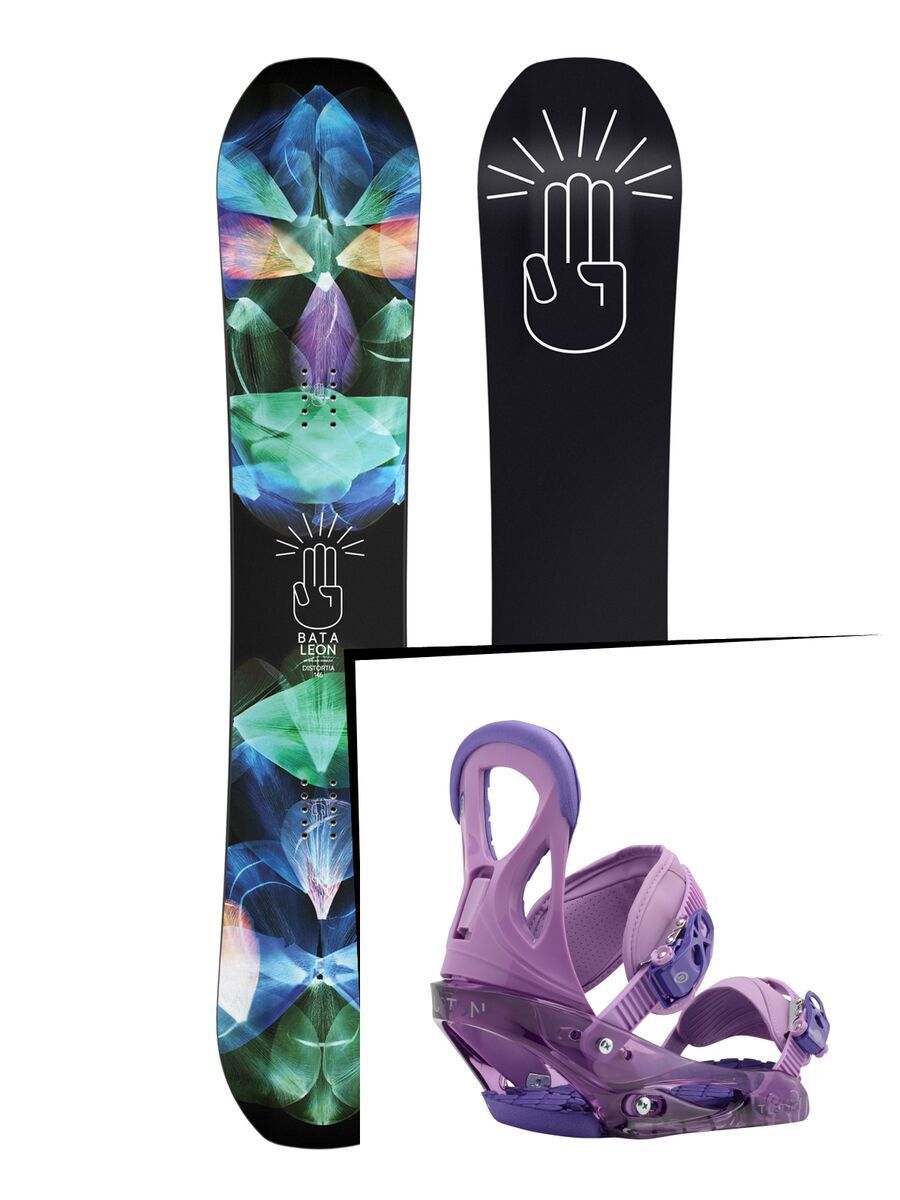 Set: Bataleon Distortia 2017 + Burton Stiletto (1712936S) - Bild 1