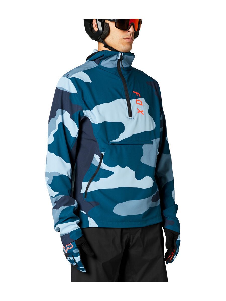 Fox Ranger Wind Pullover, blue camo - Bild 1