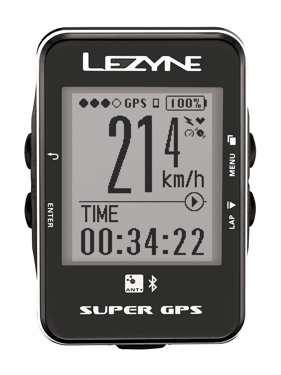 Lezyne Computer Super GPS, schwarz - Bild 1