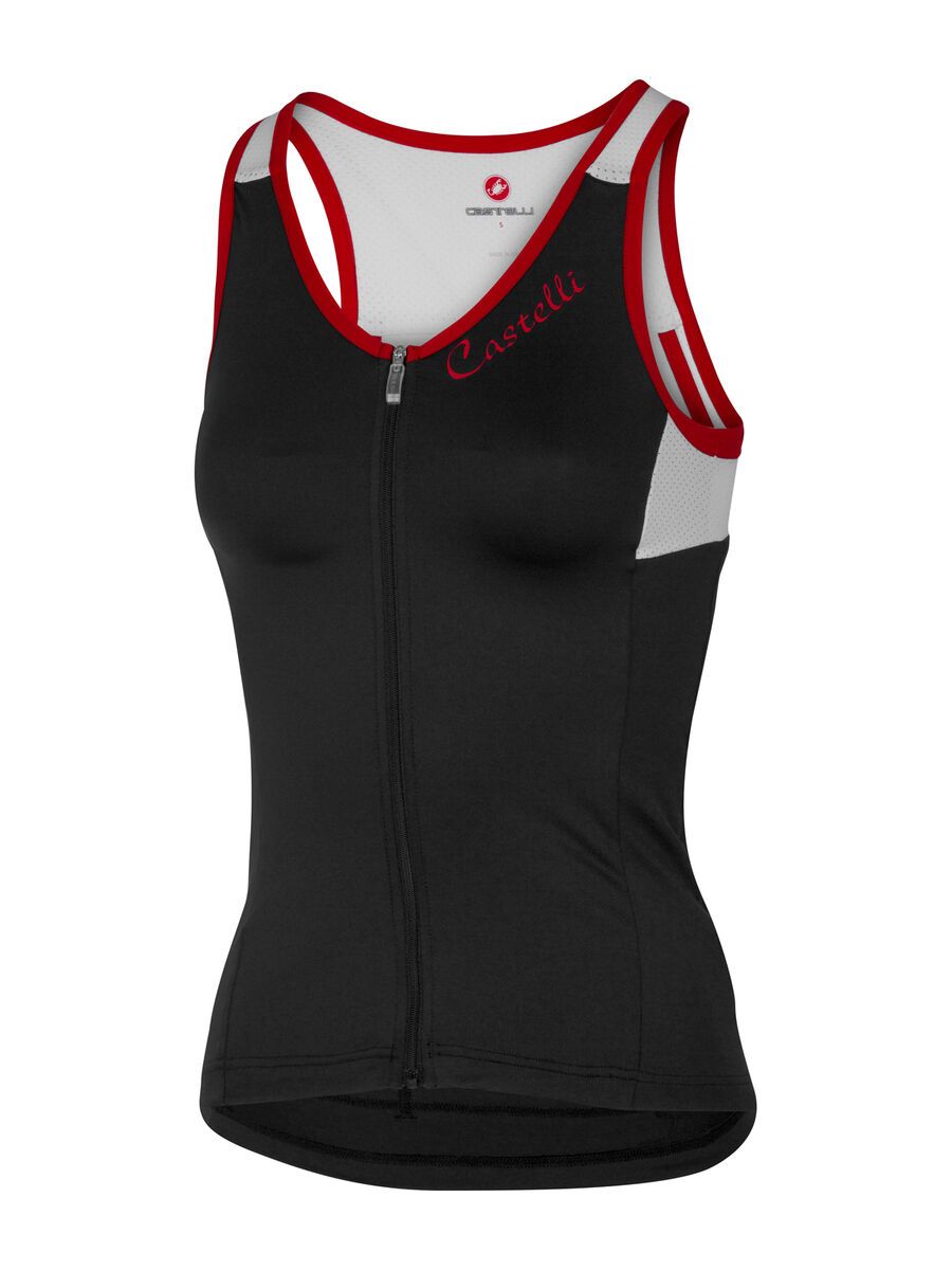 Castelli Solare Top, black/white/red - Bild 1