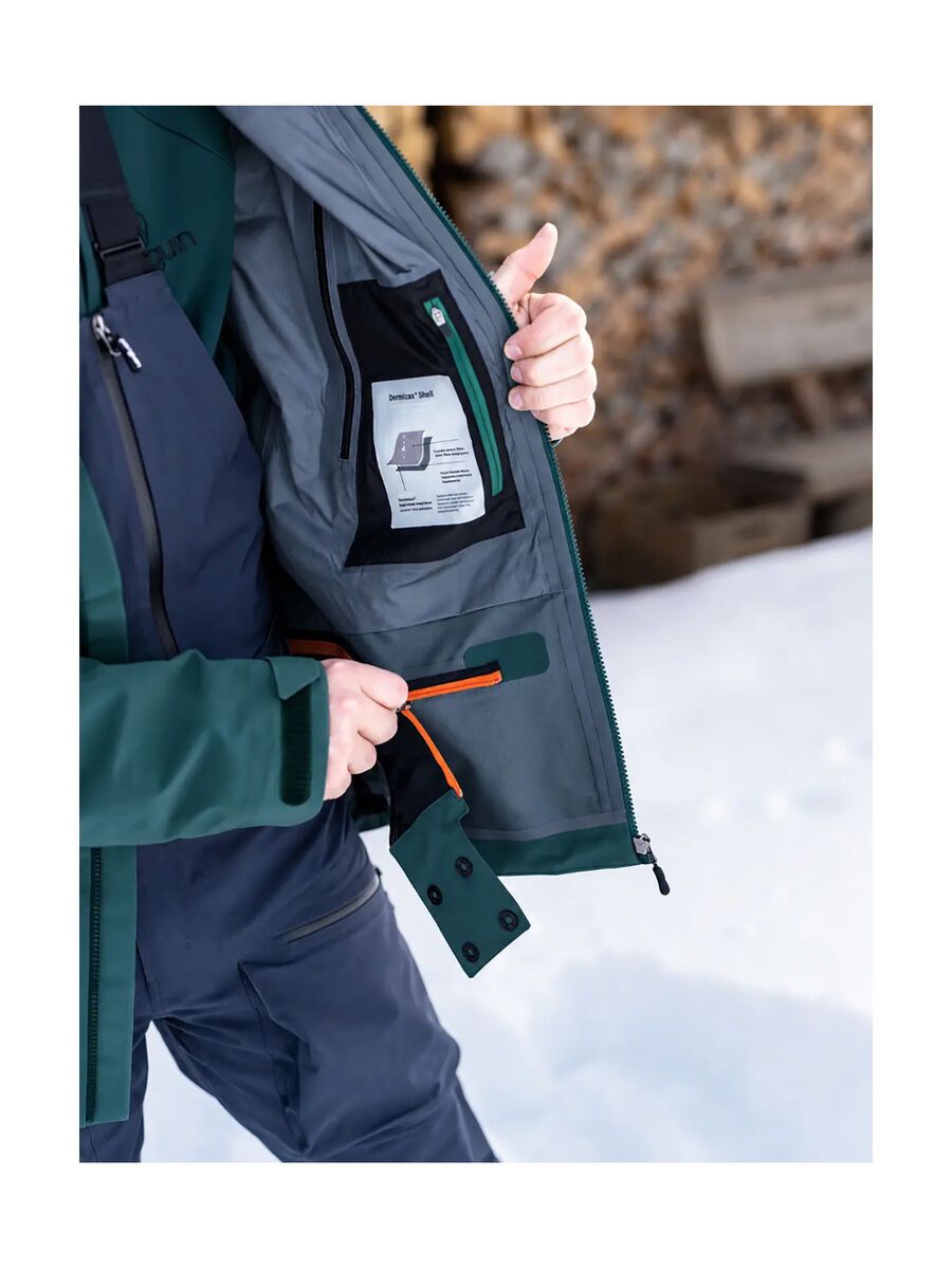 Penguin Männer 3 Lagen Dermizax Shell Jacke, seaweed - Bild 7