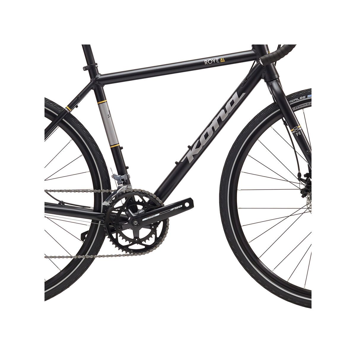 Kona Rove AL, matt black/silver/yellow - Bild 3