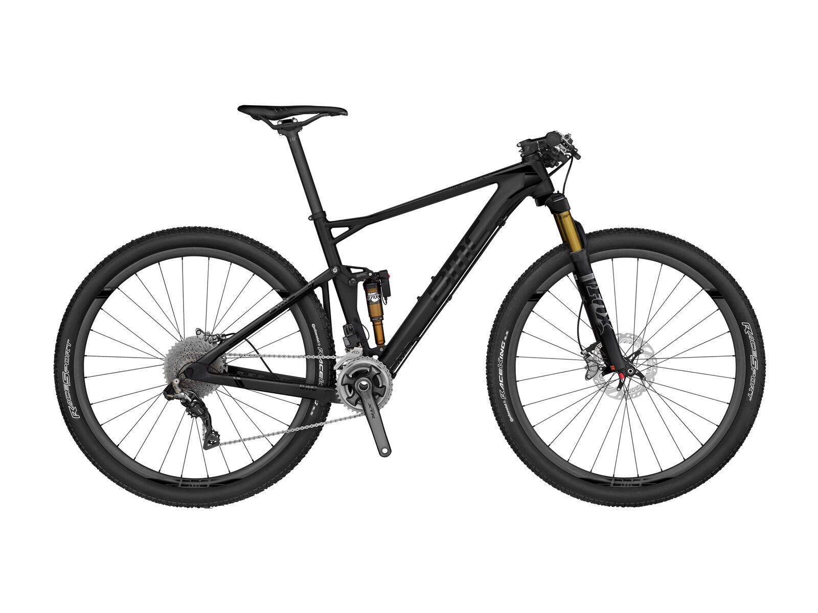 BMC Fourstroke 01 XTR Di2, stealth black - Bild 1