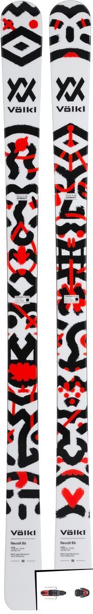 Set: Völkl Revolt 86 2019 + Atomic Warden MNC 11 black/red - Bild 1