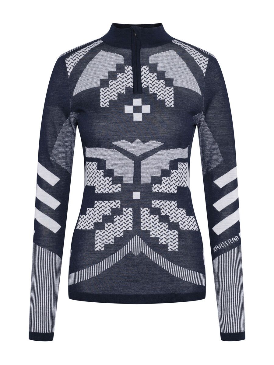 Kari Traa Faith Half Zip Baselayer, dark navy blue - Bild 1