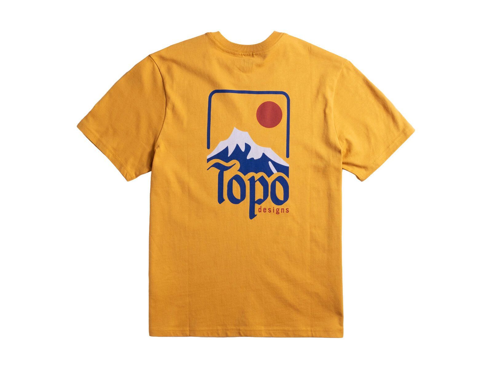 Topo Designs Peak Tee S/S Herren, goldenrod - Bild 2