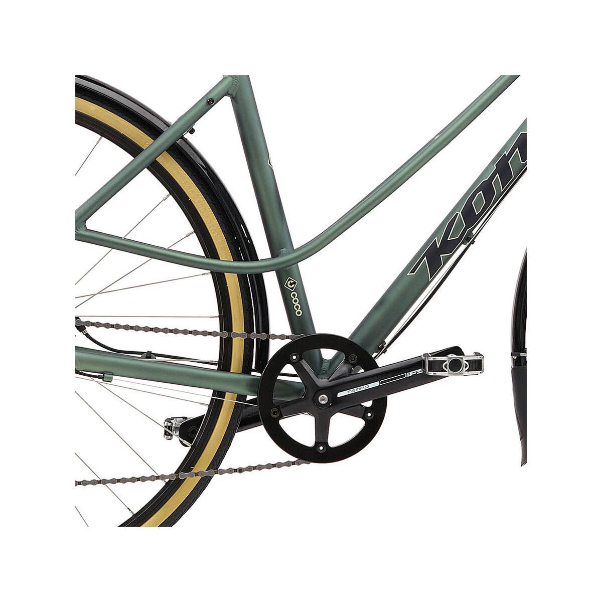 Kona Coco, matt bottle green/black/tan - Bild 3