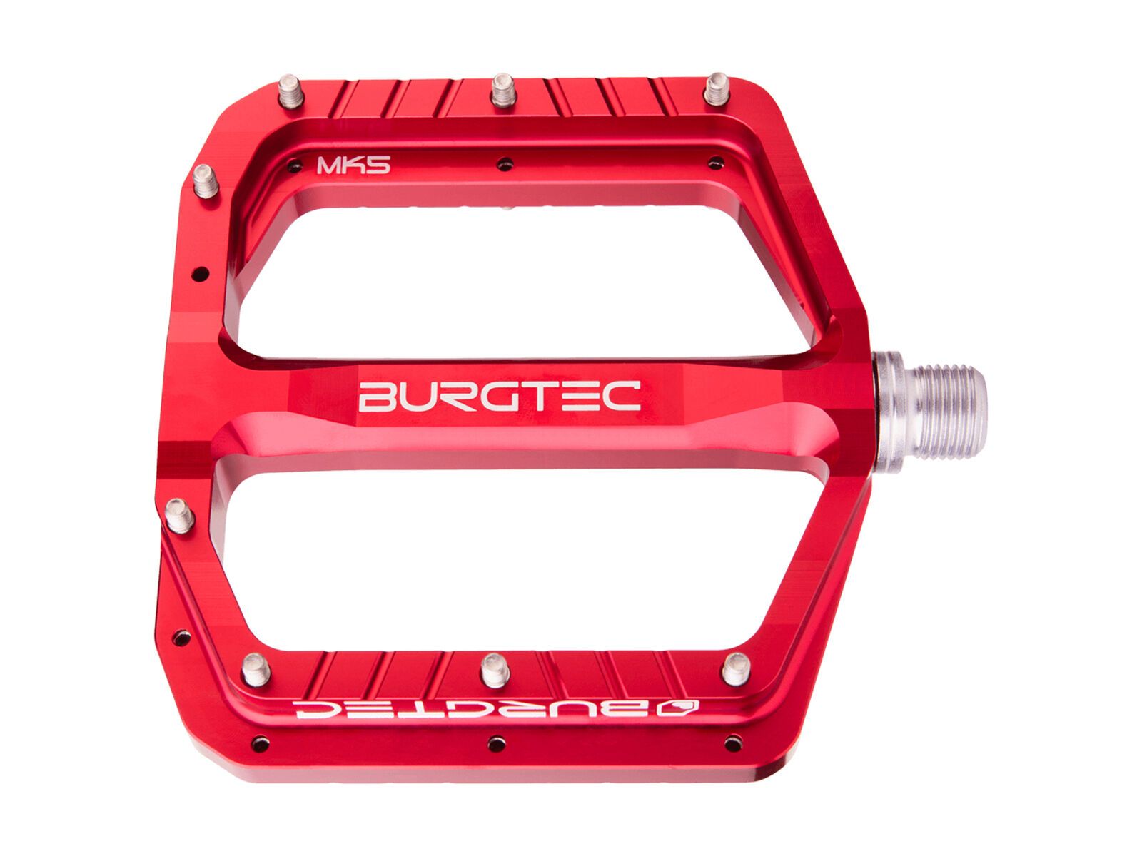 Burgtec Penthouse Flat MK5 Pedals, race red - Bild 1