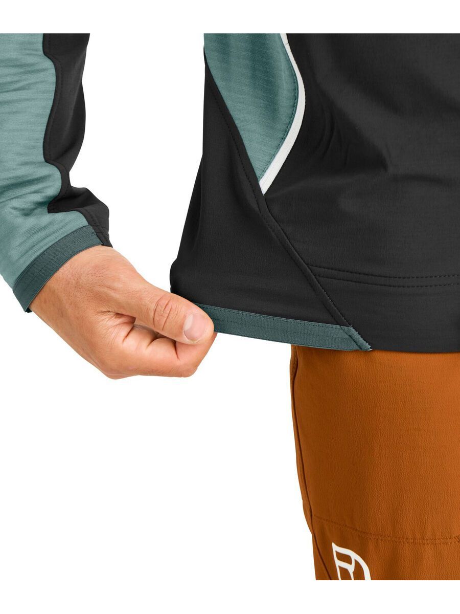 Ortovox Merino Fleece Rib Hoody M, arctic grey - Bild 7