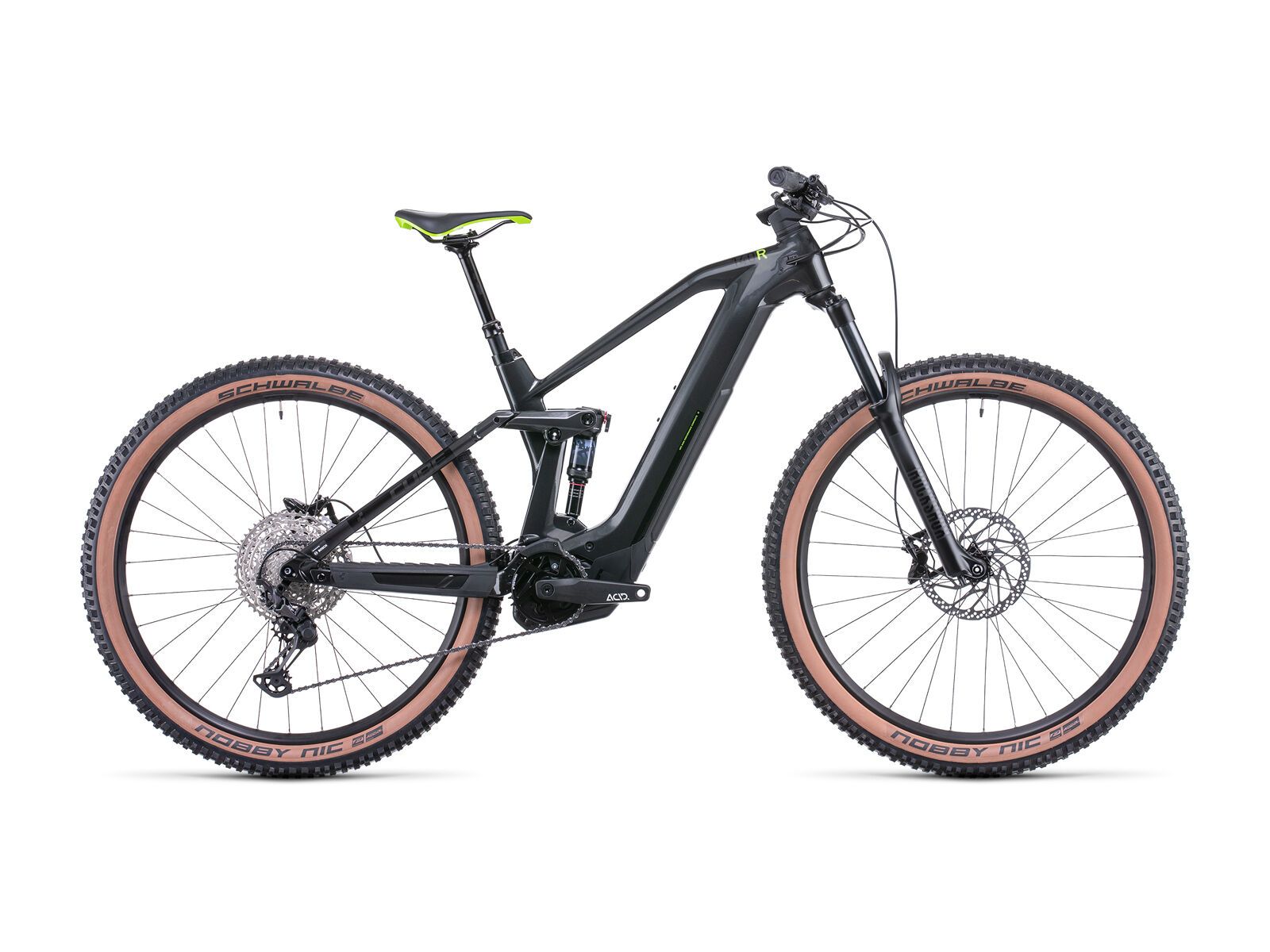 Cube Stereo Hybrid 140 HPC Race 625 29, grey´n´green - Bild 1