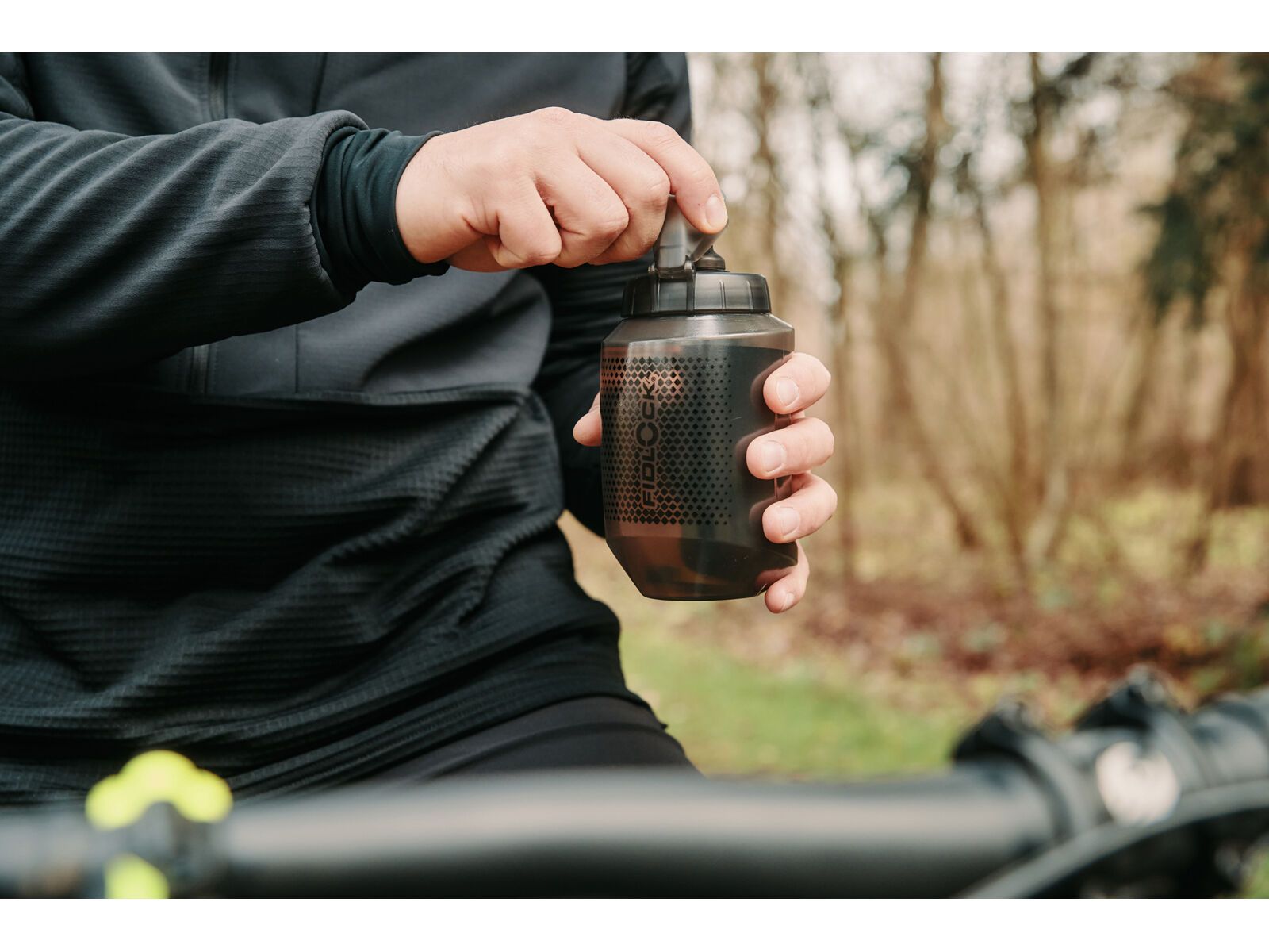 Fidlock Twist Single  Bottle 550 Compact, transparent black - Bild 7