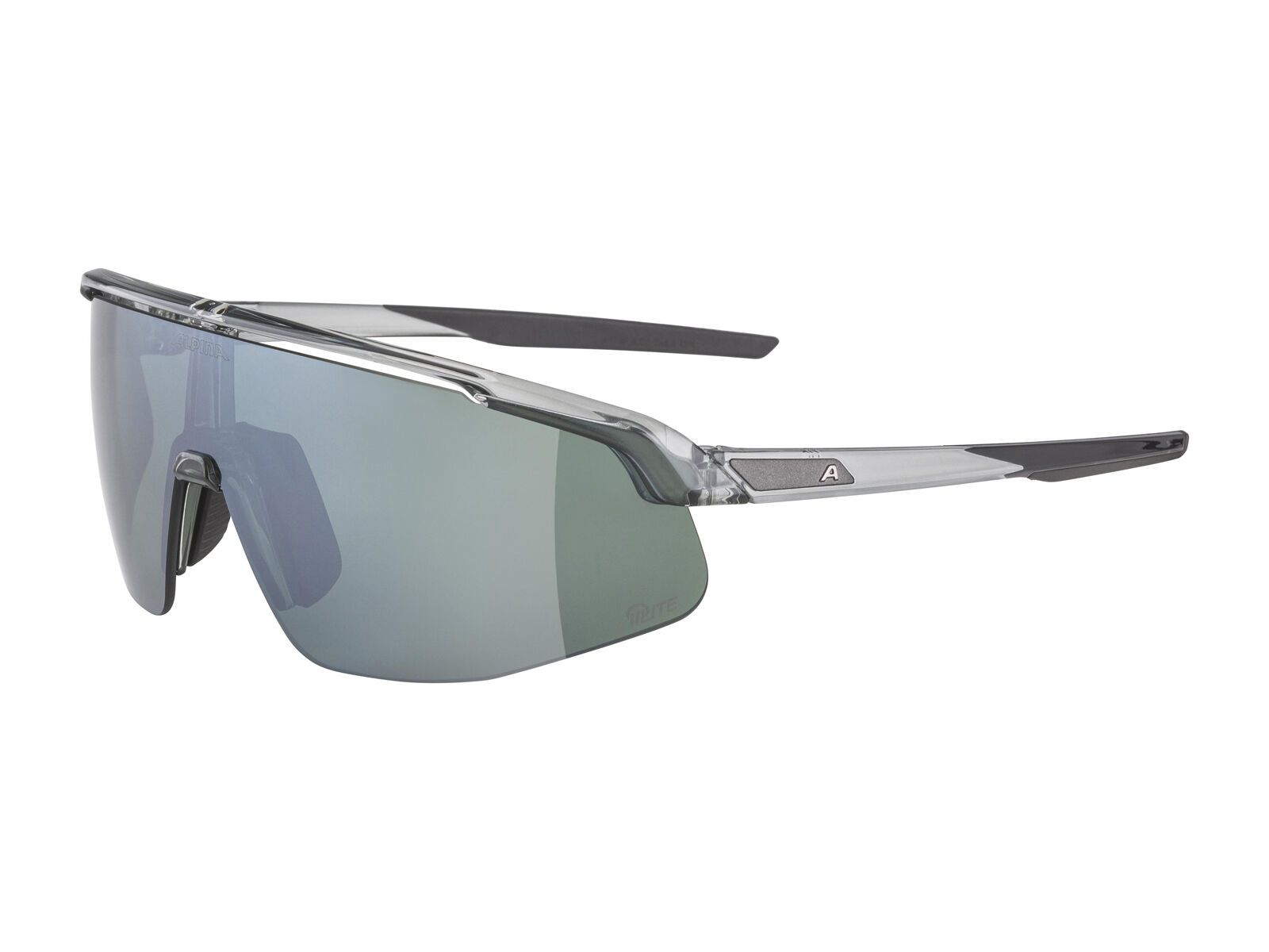 Alpina Turbo Pro Q-Lite, Green I Silver Mirror / grey-transparent gloss - Bild 1