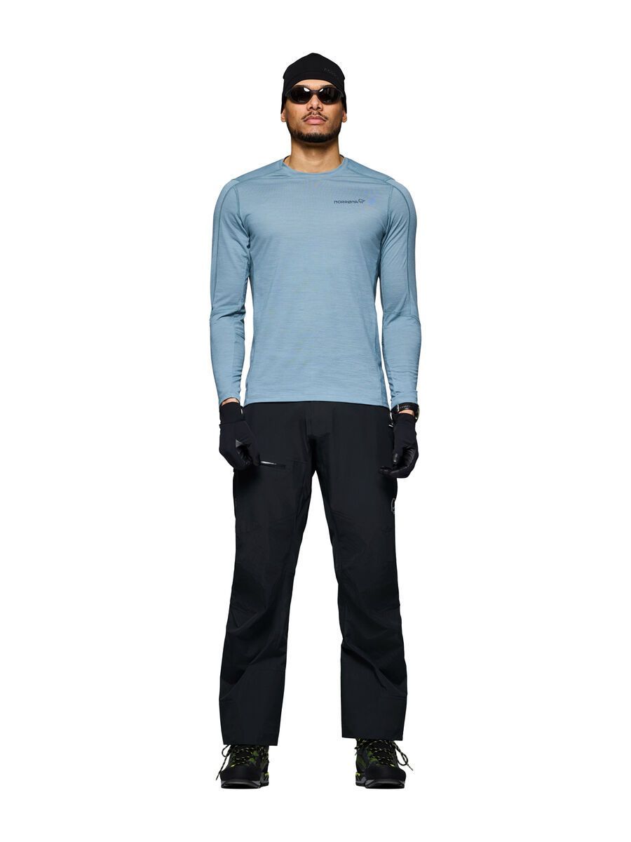 Norrona falketind equaliserUll Long Sleeve M's, trooper - Bild 4