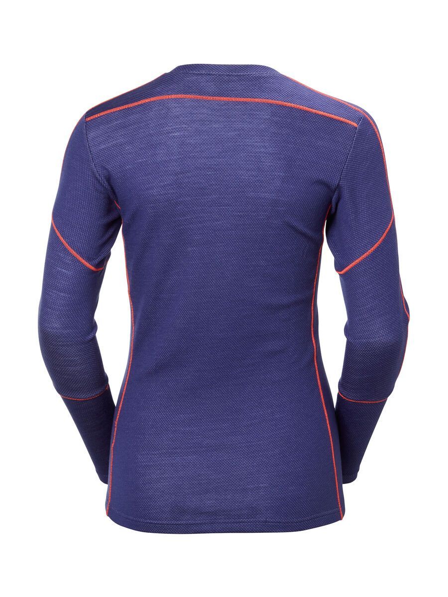 Helly Hansen W HH Lifa Merino Crew, lavender / frozen flower print - Bild 2