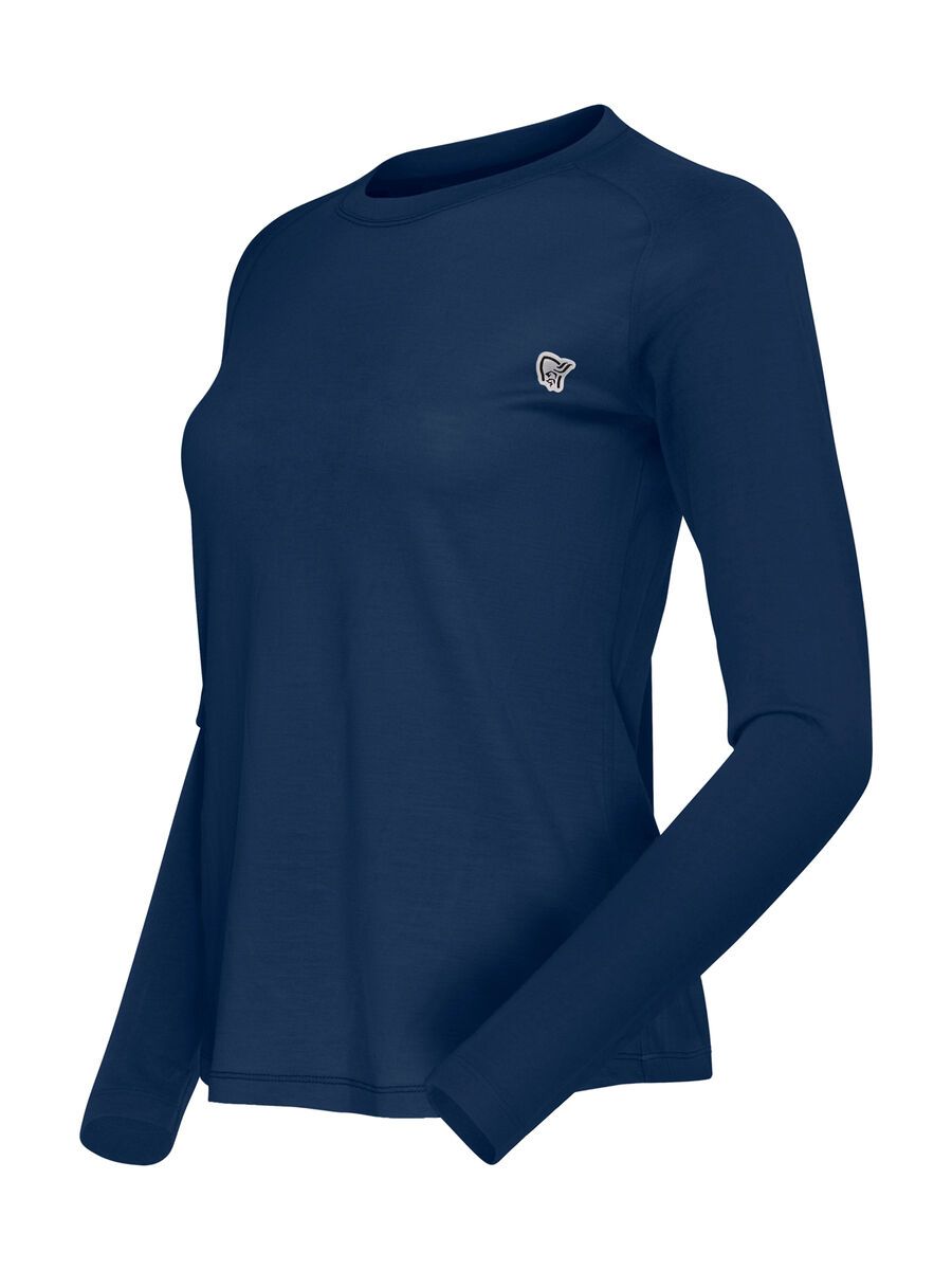 Norrona femund pureUll Long Sleeve W's, indigo night - Bild 2