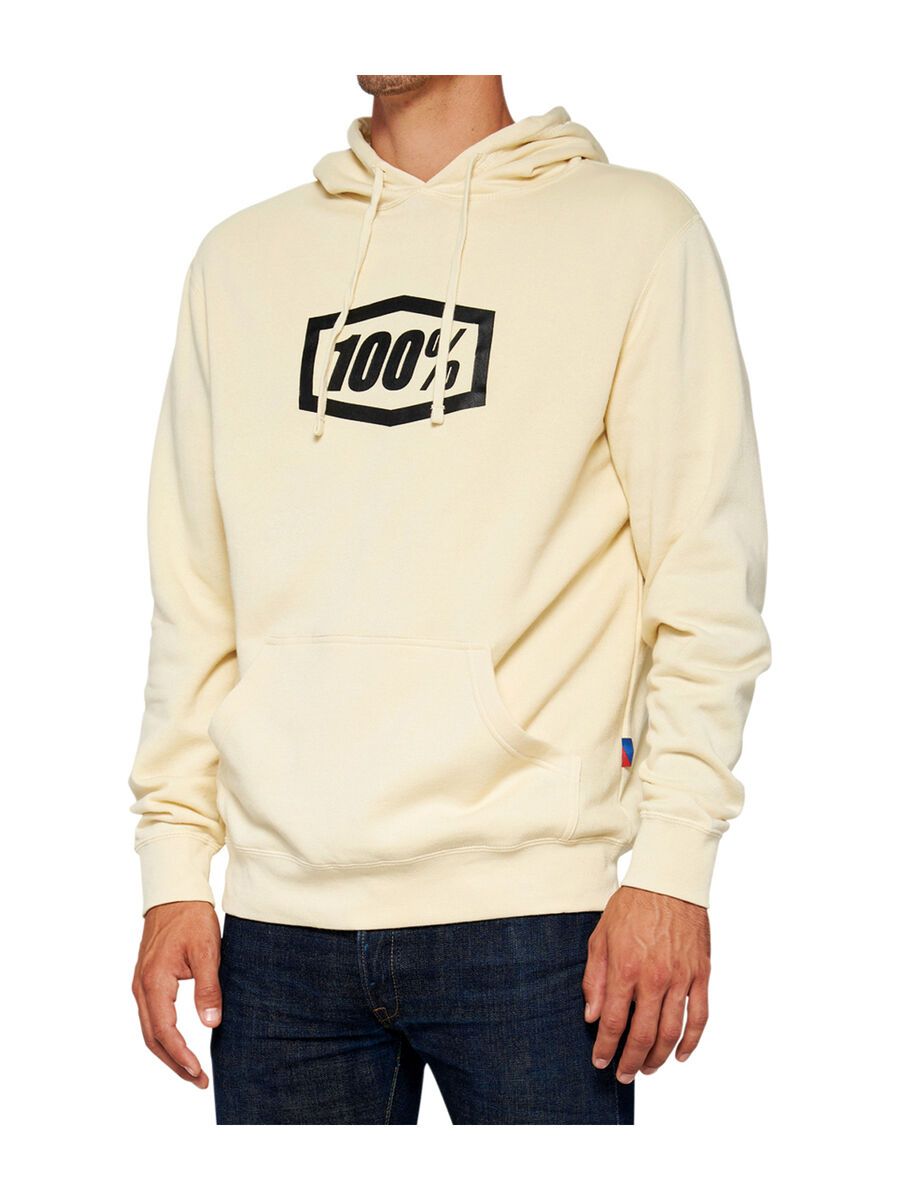 100% Icon Pullover Hoody, chalk - Bild 1