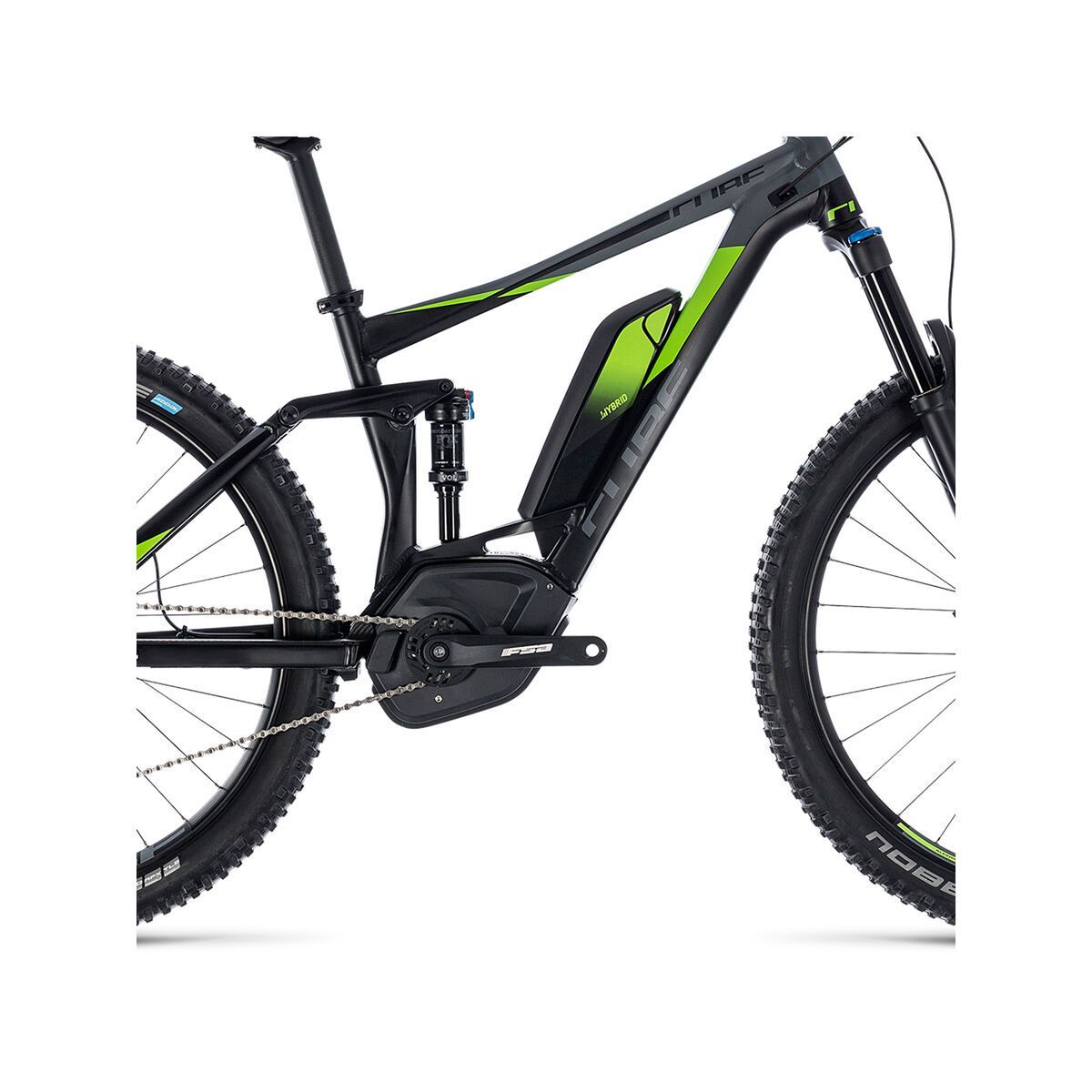 Cube Stereo Hybrid 140 Race 500 27.5, black´n´green - Bild 4