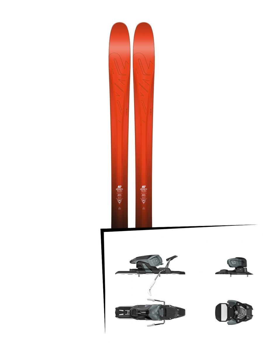 Set: K2 SKI Pinnacle 105 2017 + Salomon Warden 11 (1706222) - Bild 1