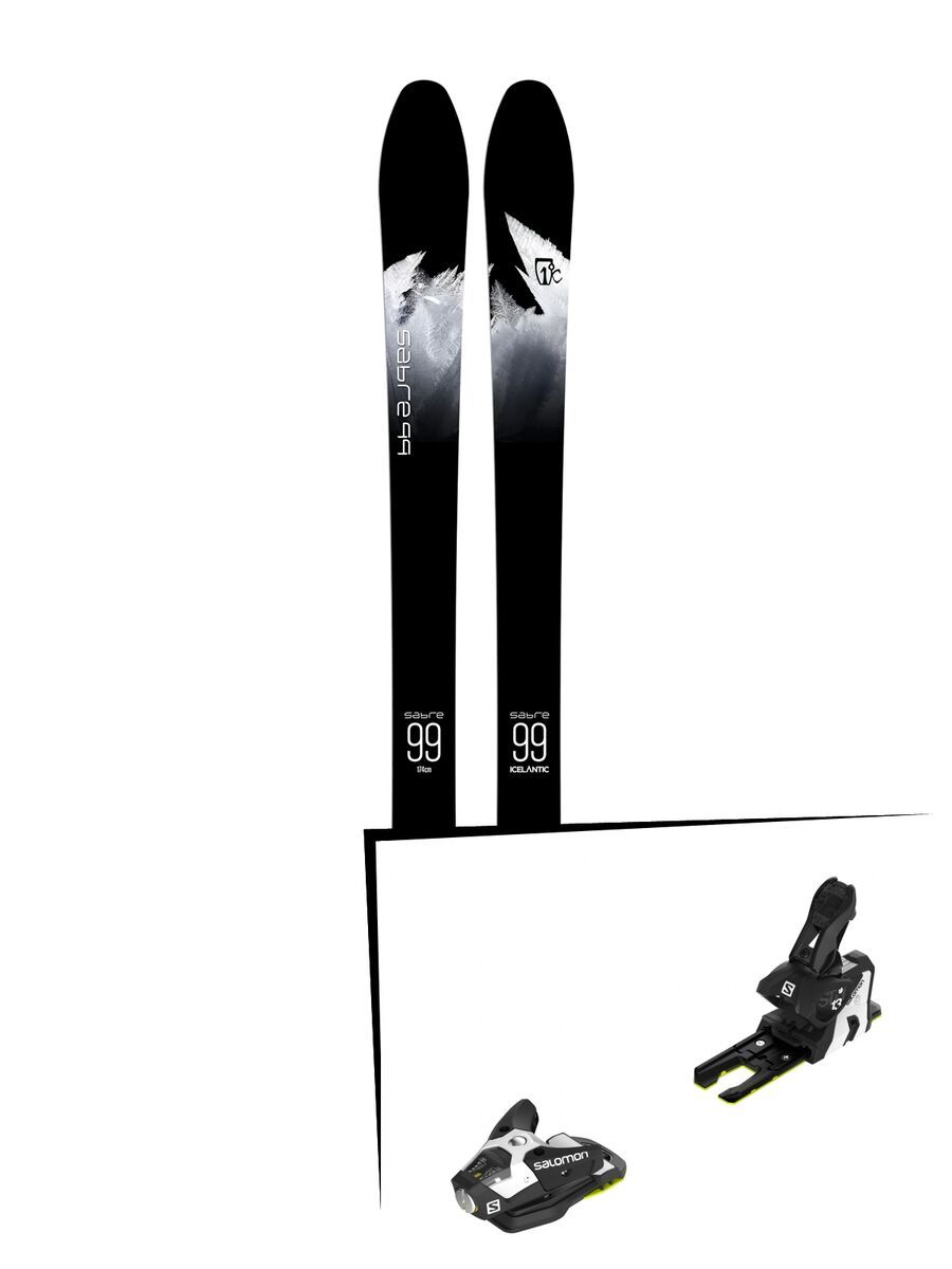 Set: Icelantic Sabre 99 2018 + Salomon N STH2 WTR 13 black/white - Bild 1