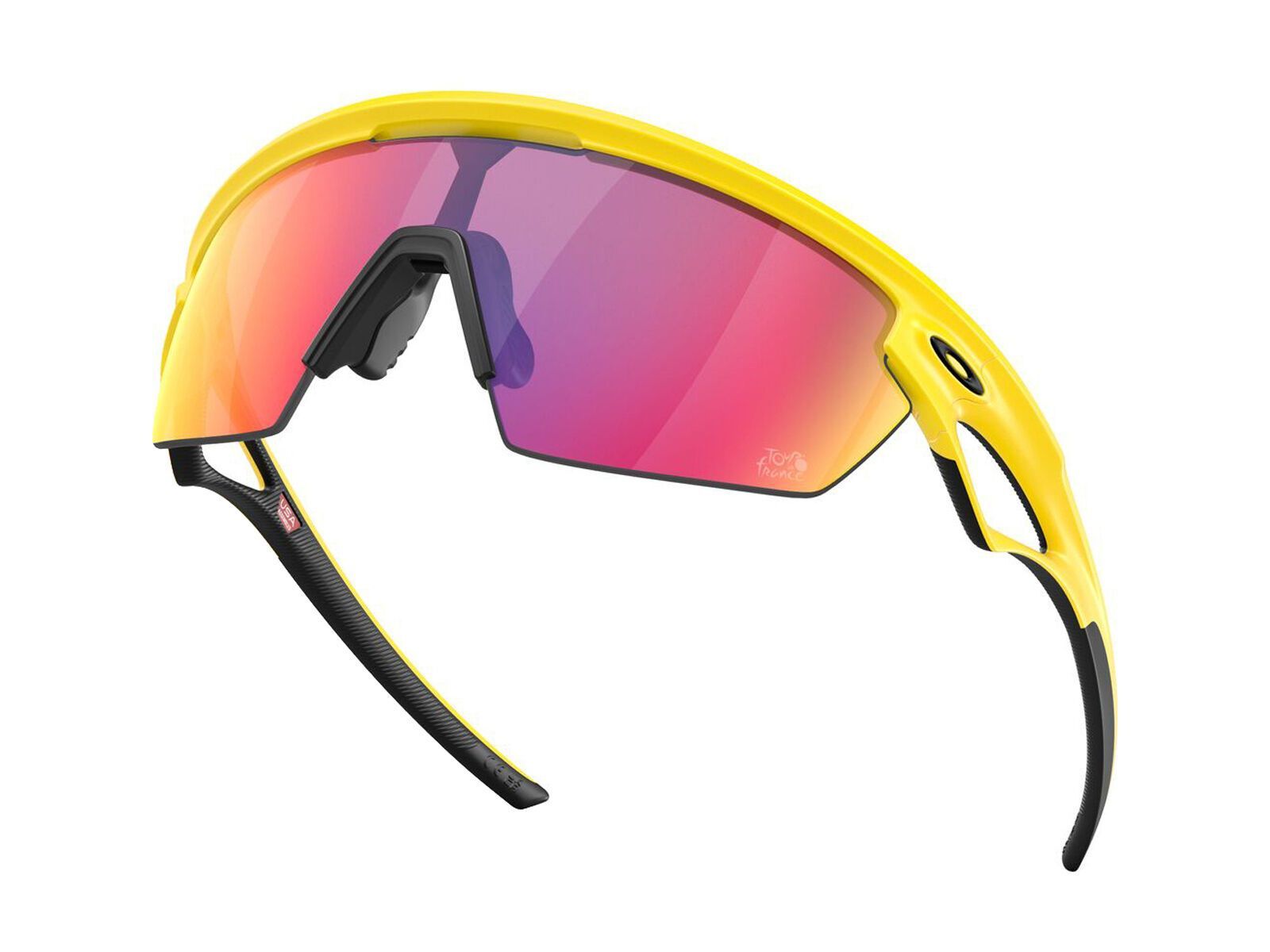 Oakley Sphaera 2024 Tour De France, Prizm Road / matte yellow - Bild 4