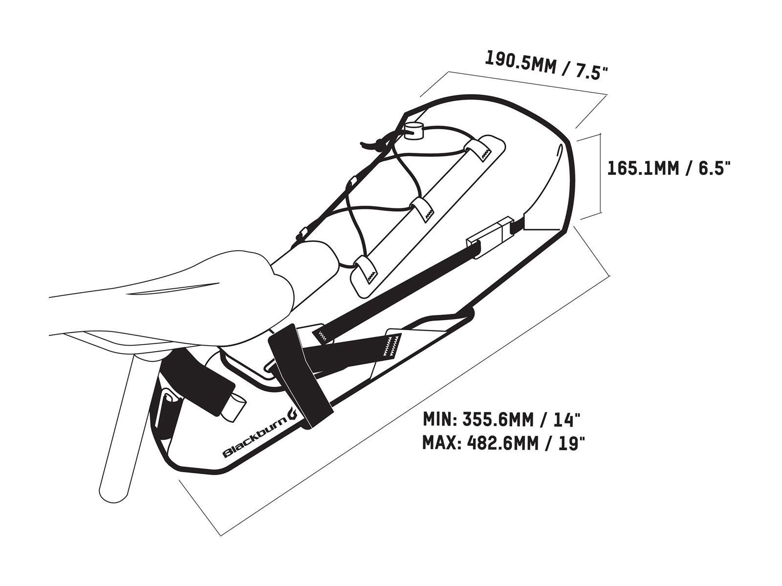 Blackburn Outpost Elite Universal Seat Pack & Dry Bag - Bild 9