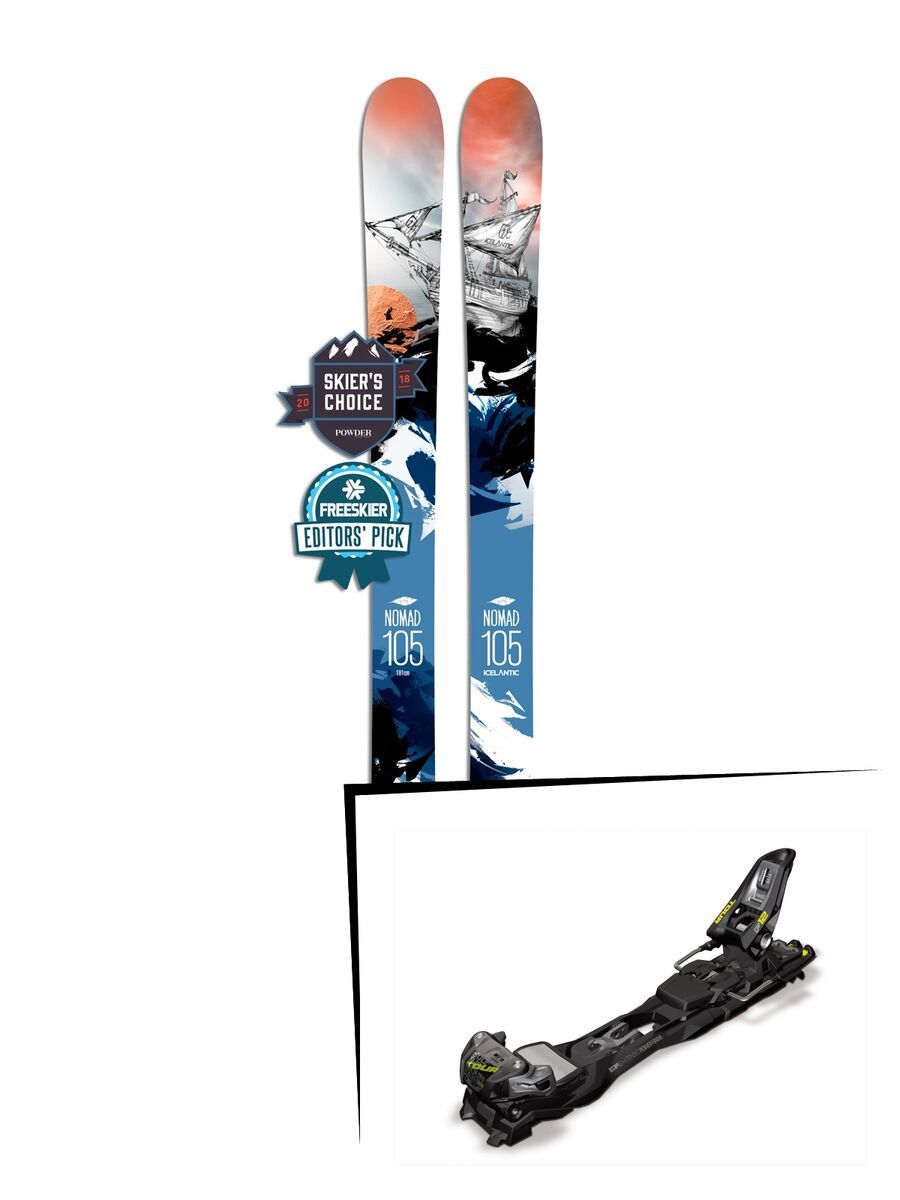 Set: Icelantic Nomad 105 Lite 2018 + Marker F12 Tour EPF - Bild 1