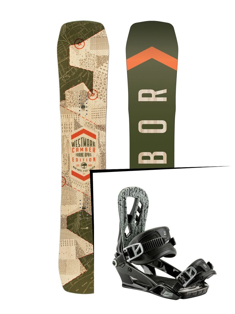 Set: Arbor Westmark Camber 2017 + Nitro Pusher (1691165S) - Bild 1