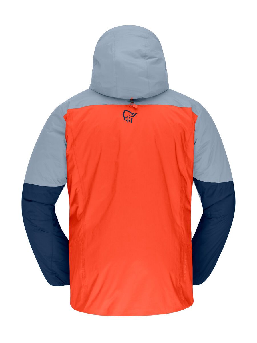 Norrona lyngen dri2 Thermo60 Jacket M's, arednalin/blue fog - Bild 2