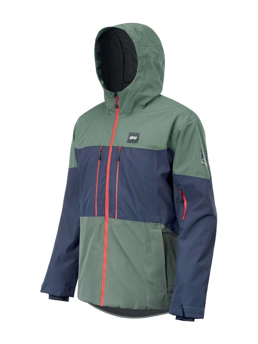 Picture Object Jacket, dark blulychen green - Bild 1