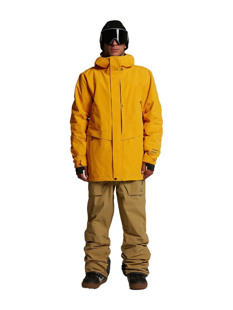 Volcom Rain Gore Bib Overall, burnt khaki - Bild 3