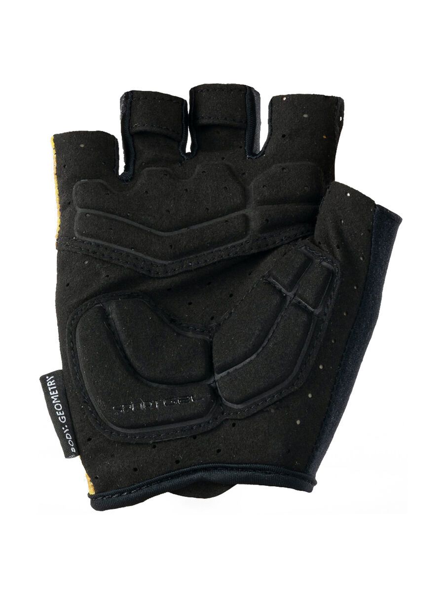 Specialized Women's Body Geometry Sport Gel Gloves Short Finger, brassy yellow stripe - Bild 2