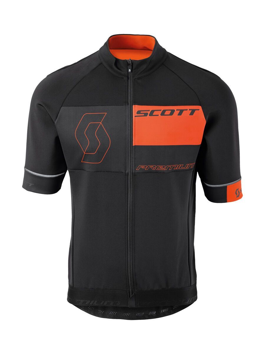 Scott RC Premium Flex WP s/sl Shirt, black/tangerine orange - Bild 1