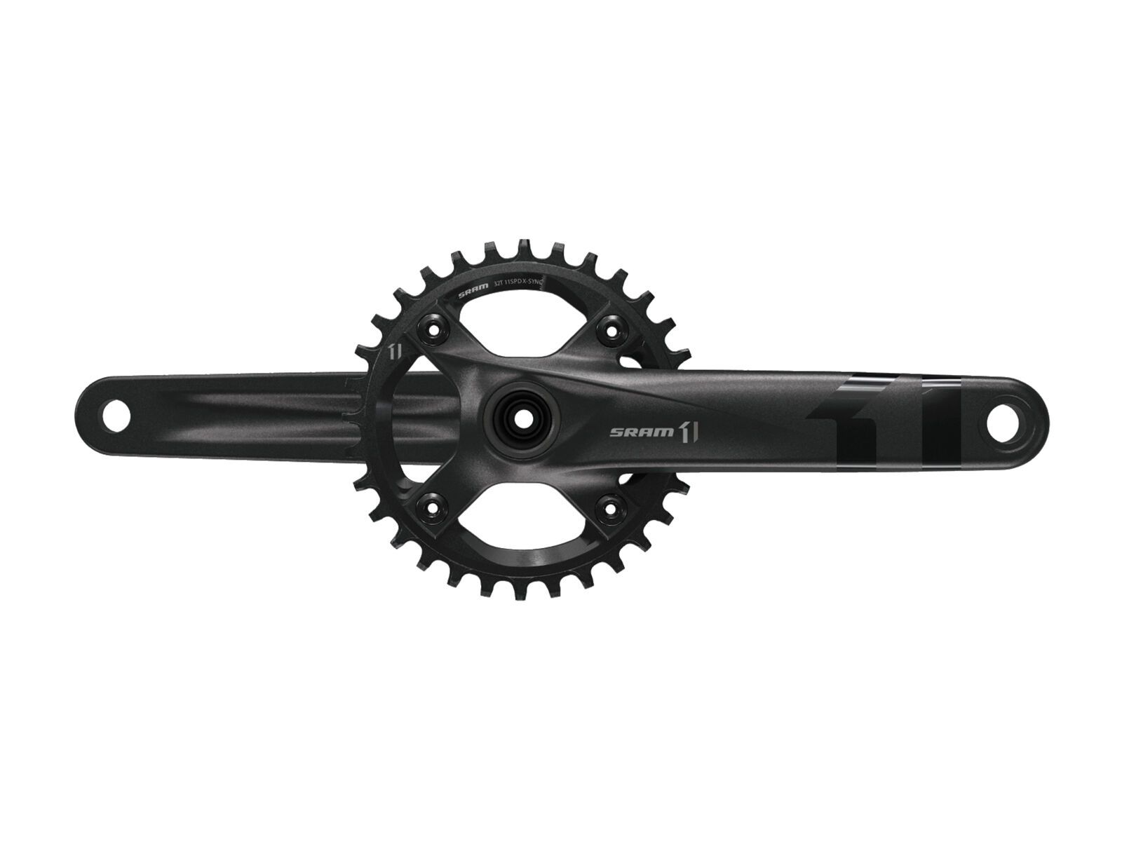 SRAM X1 1000 X-Sync Kurbel - GXP, Fatbike, 1x10, 32 Z, schwarz - Bild 1