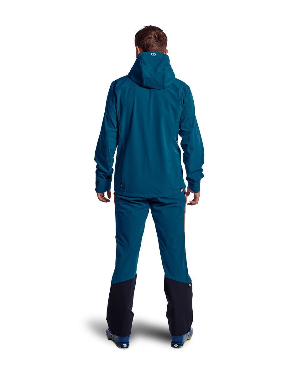 Ortovox Merino Naturtec Plus Pordoi Jacket M, petrol blue - Bild 10