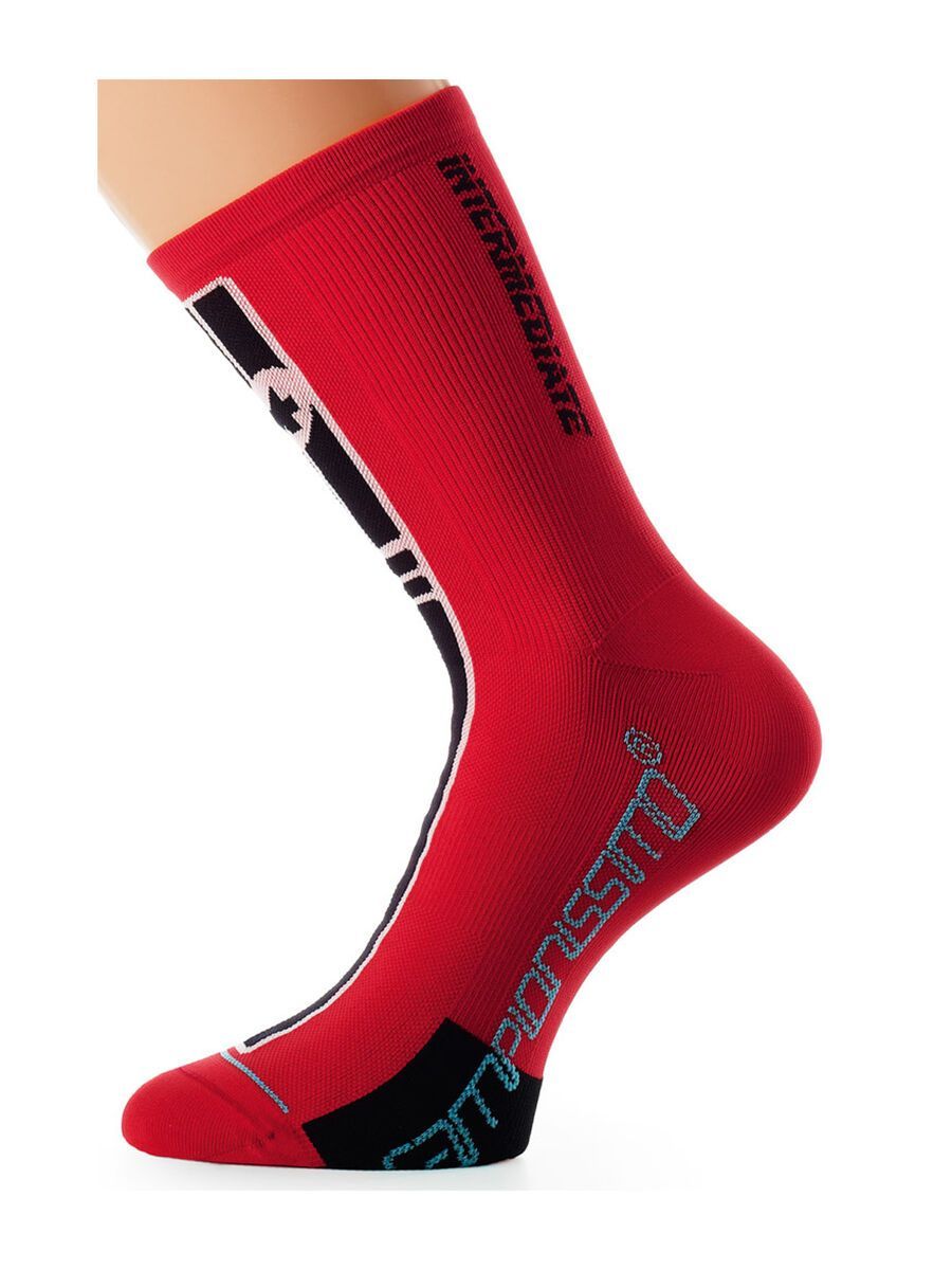 Assos intermediateSocks_s7, red swiss - Bild 1