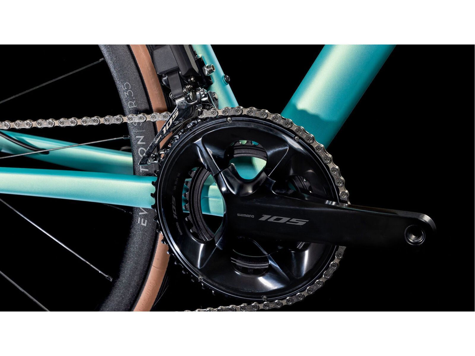 Cube Attain C:62 SLX, lagoon´n´black - Bild 6