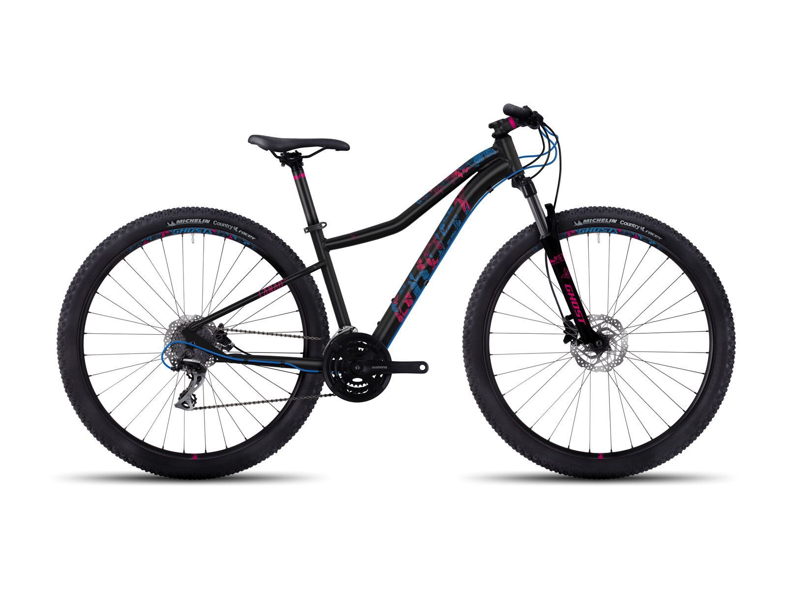 Ghost Lanao 2 AL 29, night black/riot blue/fuchsia pink - Bild 1