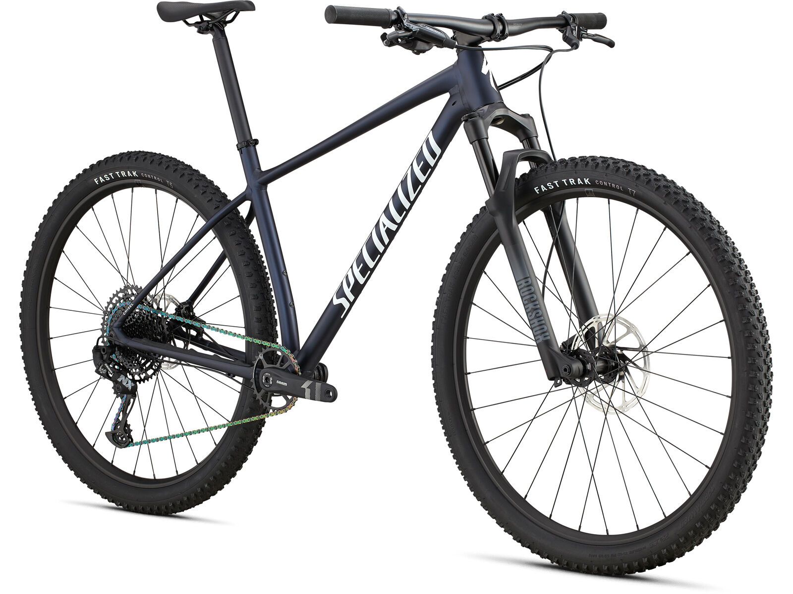 Specialized Chisel Hardtail Comp, gloss metallic deep marine/white - Bild 2