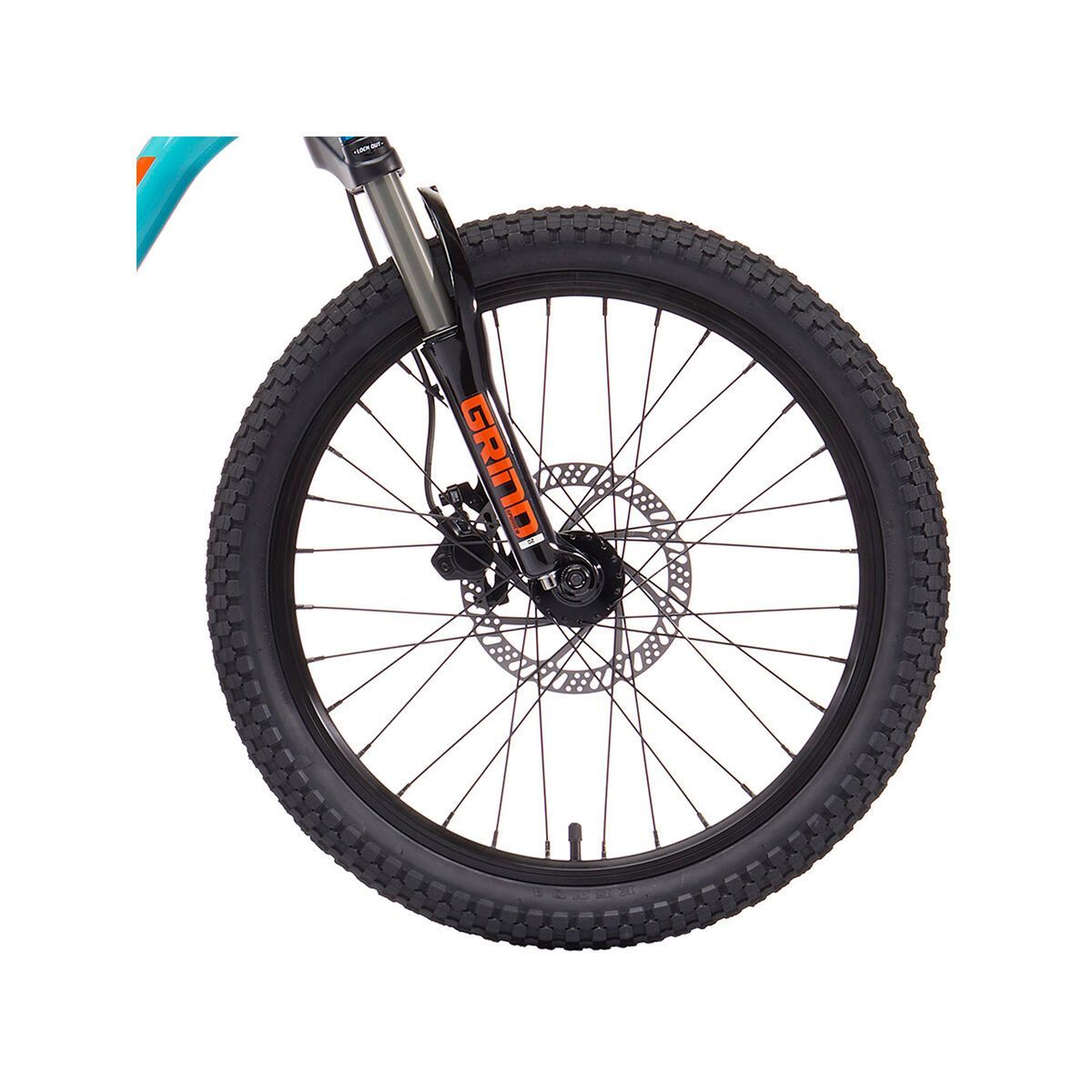 Kona Honzo 20, gloss dirty cyan w/ flamethrower orange & cream decals - Bild 3