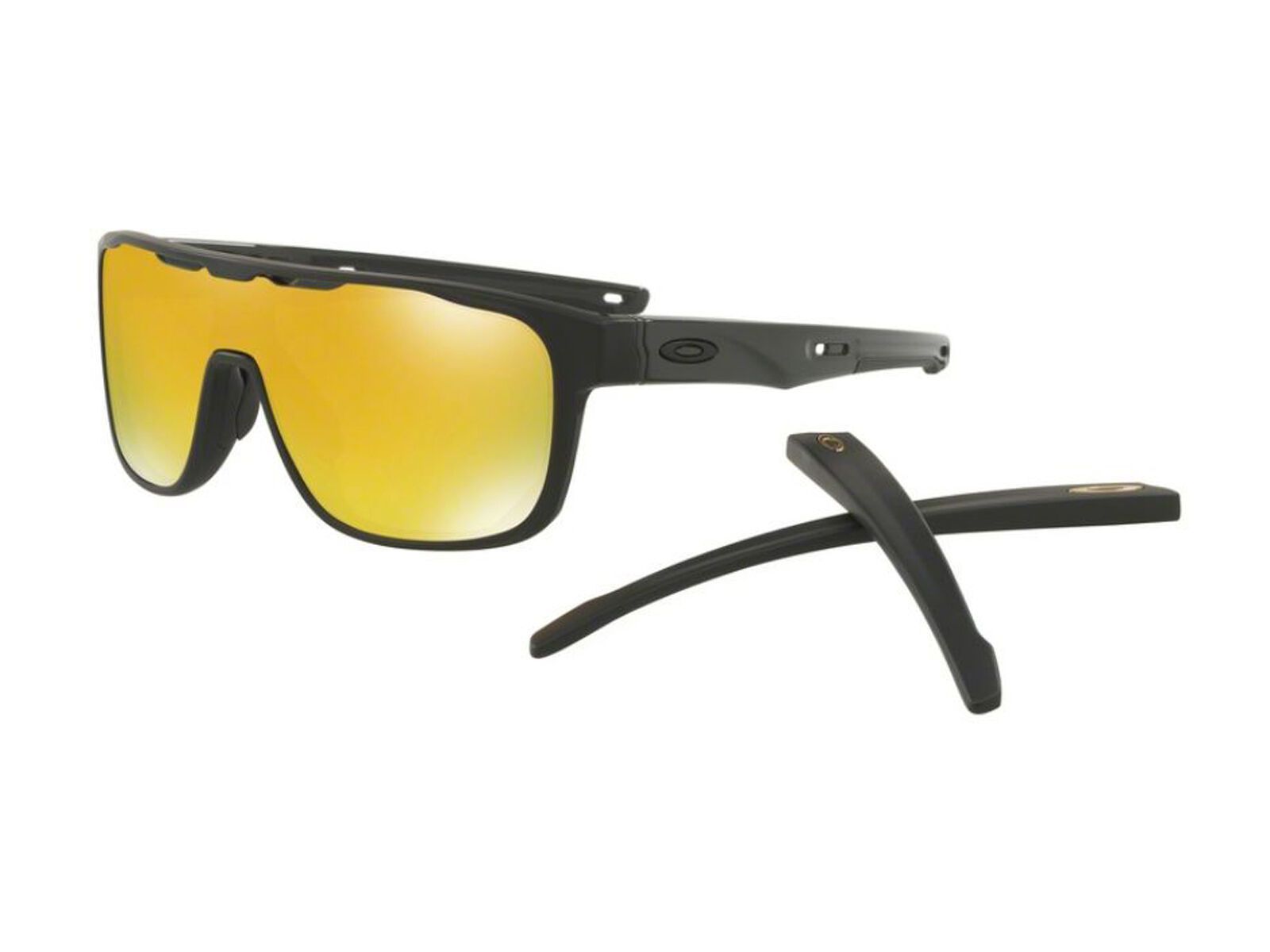 Oakley Crossrange Shield, matte black/Lens: 24k iridium - Bild 1