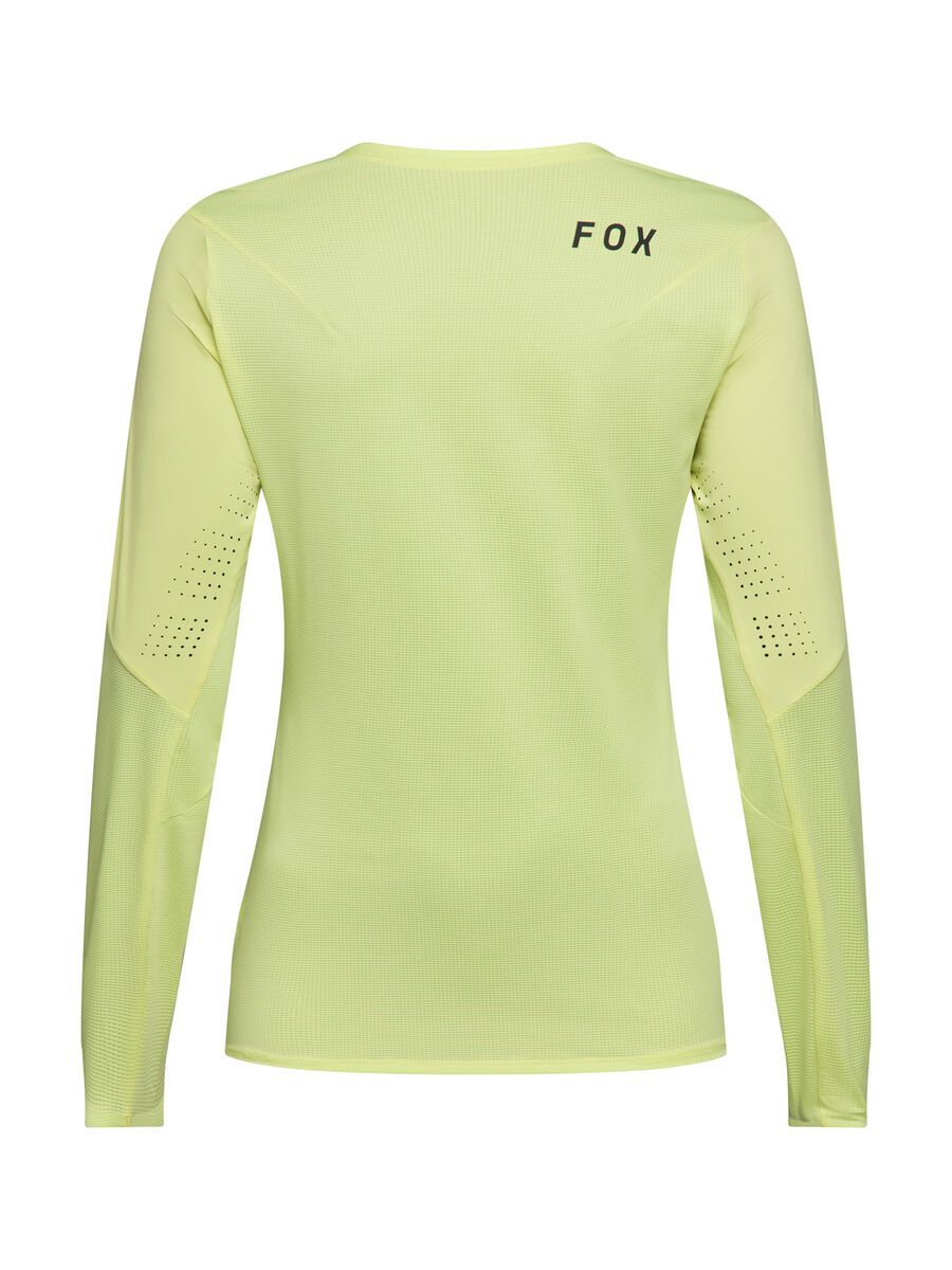 Fox Womens Flexair Long Sleeve Jersey, lime - Bild 2